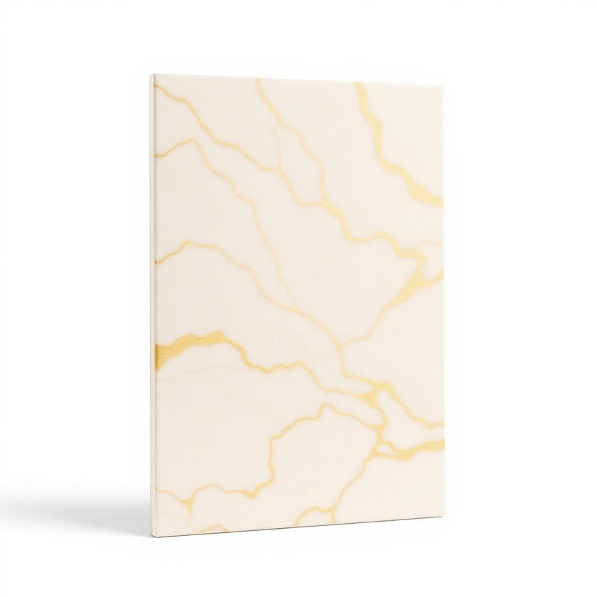 PVC Wandpaneel Marmor Creme Gold