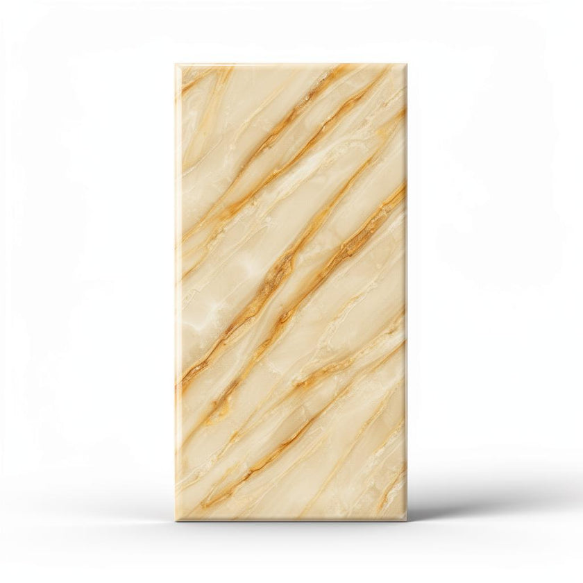 PVC Wandpaneel Marmor Creme Gold