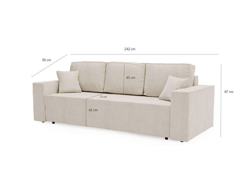 Sofa Amika mit Schlaffunktion