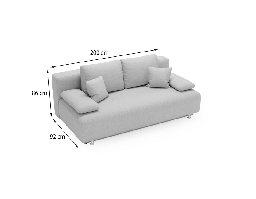 Sofa Belixa mit Schlaffunktion