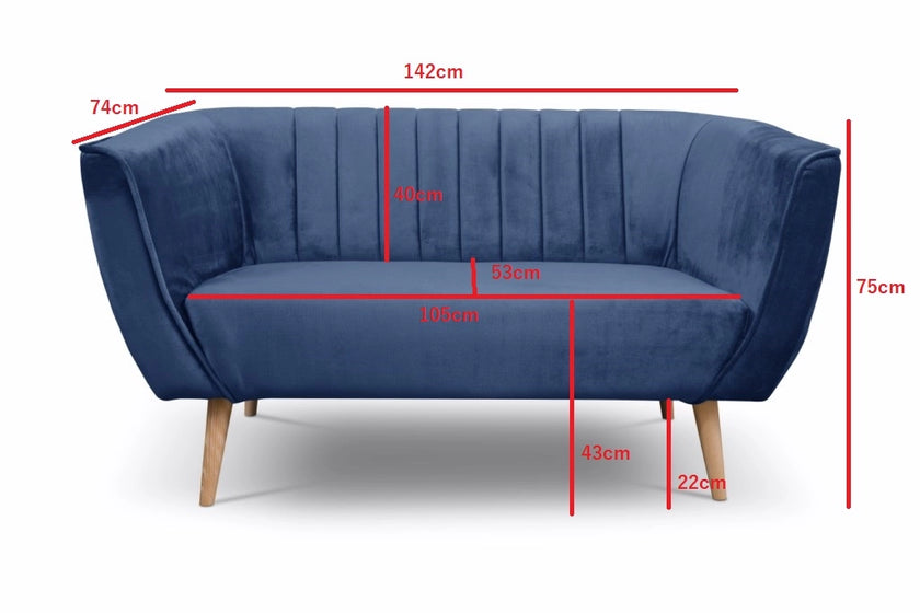 PASS- Scandinavian Style Mini Sofa